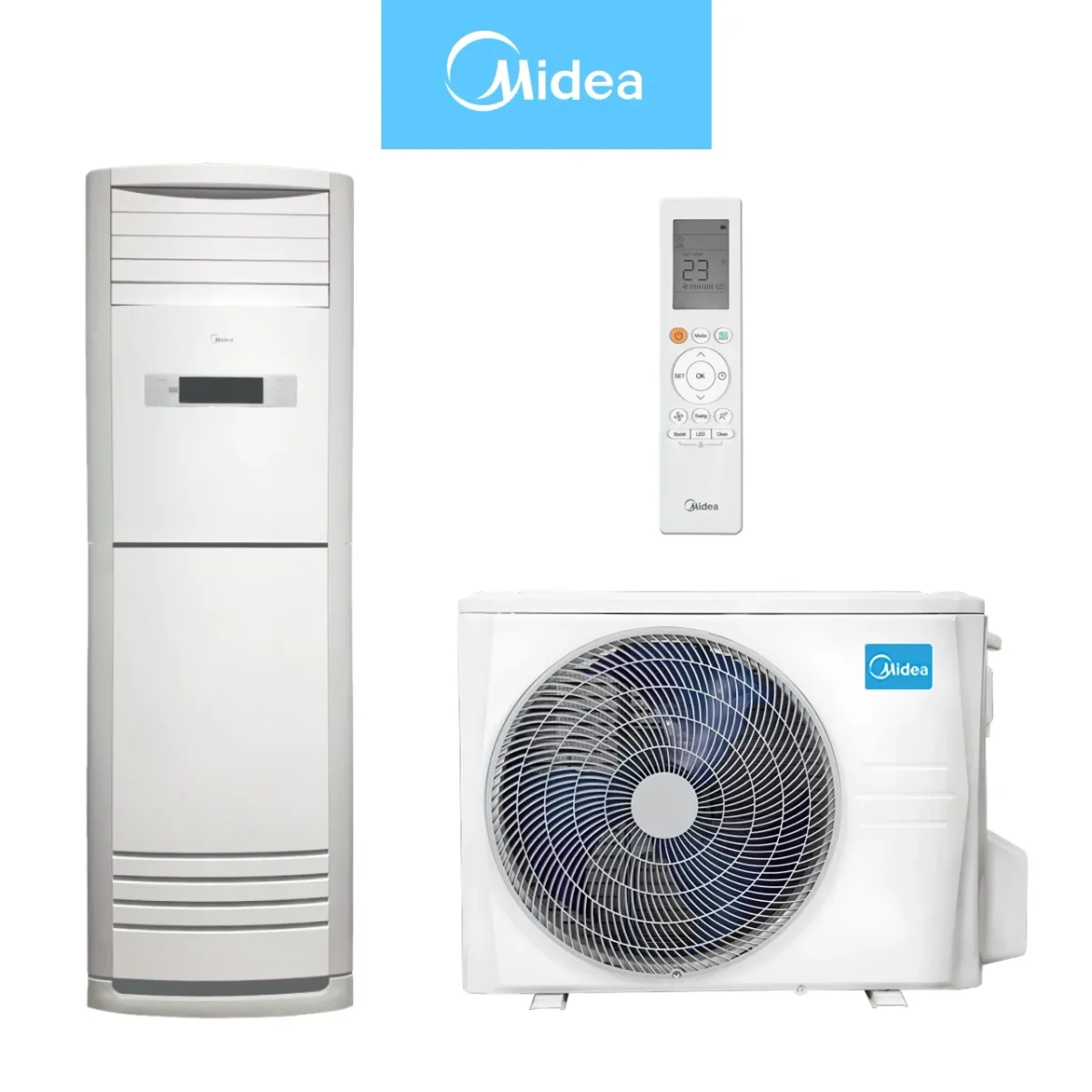 Midea FST — комплект с одновентиляторным наружным блоком